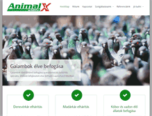 Tablet Screenshot of animalx.hu